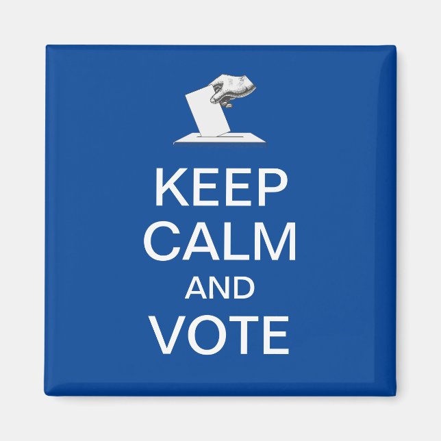 Imã Mantenha a Calma e Vote 2026 (Frente)