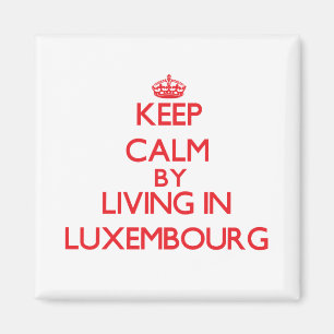 Imã Mantenha a calma vivendo em Luxembourg