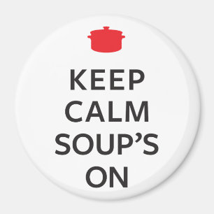 Imã Mantenha a sopa calma sobre