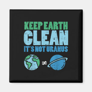 Imã Mantenha A Terra Limpada Não É Urano. Camisa Engra