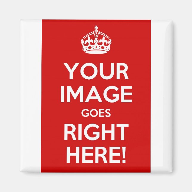 Imã Mantenha calma (Frente)