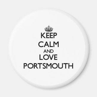 Imã Mantenha calma e ame Portsmouth