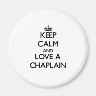 Imã Mantenha calma e ame um Chaplain
