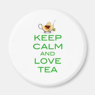 Imã Mantenha Calma e Amor, Tea Original Design