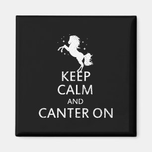 Imã Mantenha Calma E Cantor Na Cabeça De Cavalo Andand
