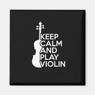 Imã Mantenha calma e toque violino