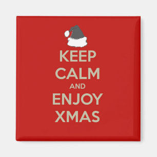 Imã Mantenha calmo & aprecie o Xmas