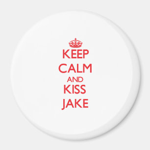 Imã Mantenha calmo e beijo Jake