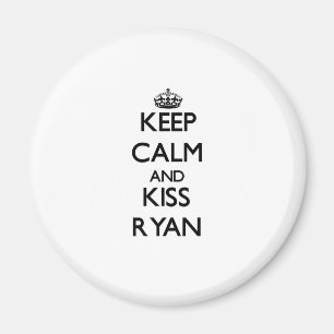 Imã Mantenha calmo e beijo Ryan