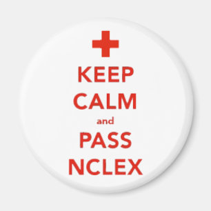 Imã Mantenha calmo e passe o ímã de NCLEX