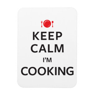 Ímã Mantenha calmo mim estão cozinhando