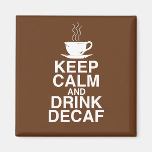 Imã Mantenha divertimento calmo e da bebida do Decaf