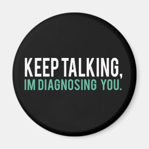 Imã Mantenha falar, mim estão diagnosticando-o humor