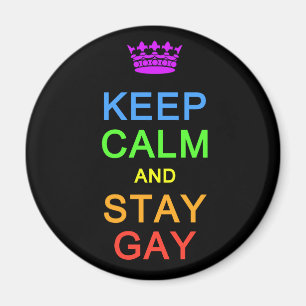 Imã Mantenha ímã calmo & da estada do gay