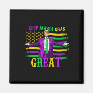 Imã Mantenha Mardi Gras Excelente Engraçado Trump Mard