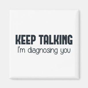 Imã Mantenha-me falar estão diagnosticando-o