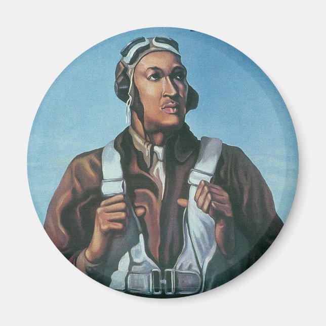 Imã Mantenha-Nos Voando ~ Avião Tuskeege (Frente)