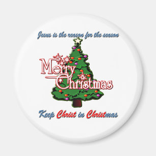 Imã Mantenha o cristo no Natal