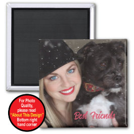 Imã Mantenha o Magnet dos Melhores Amigos com Foto