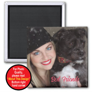 Imã Mantenha o Magnet dos Melhores Amigos com Foto