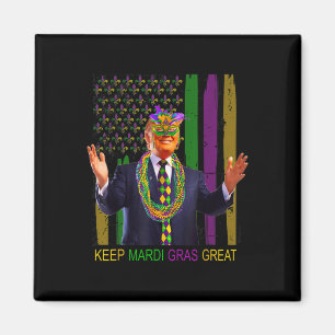 Imã Mantenha o Mardi Gras Ótimo Funny Trump Mardi Gras