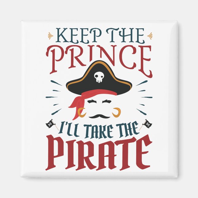 Imã Mantenha o Príncipe... Eu levarei o pirata (Frente)