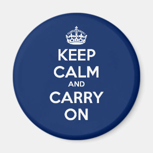 Imã Mantenha-se Calmo e Mantenha-se No Íman Círculo -