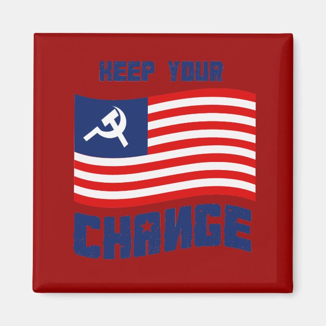 Imã Mantenha sua mudança (Frente)