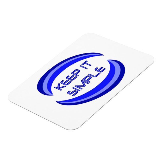 Ímã Mantenha uma citação simples do slogan de recupera (Left Side)