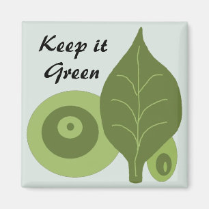 Imã Mantenha Verde - ímã