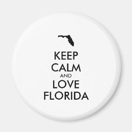 Imã MANTER CALM e AMAR FLORIDA personalizável