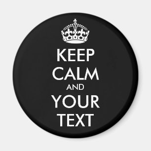 Imã MANTER CALMA e SEU TEXTO - Alterar plano de fundo