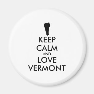 Imã MANTER CALMO e AMOR personalizáveis VERMONT