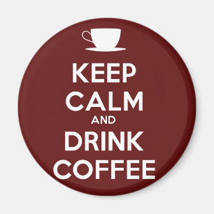 Imã Manter Calmo e Beber Café