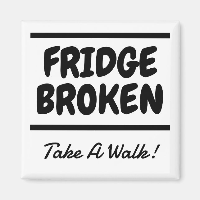 Imã Manter Fora Do Frigorífico (Frente)