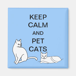 Imã Manter os Gatos Calmos e Pet Personalizados