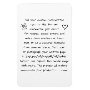 Ímã Manual Personalizado