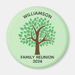 Imã Manutenção Personalizada da Árvore Verde de Reuniã