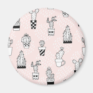 Imã Mão bonito teste padrão tirado do cacto