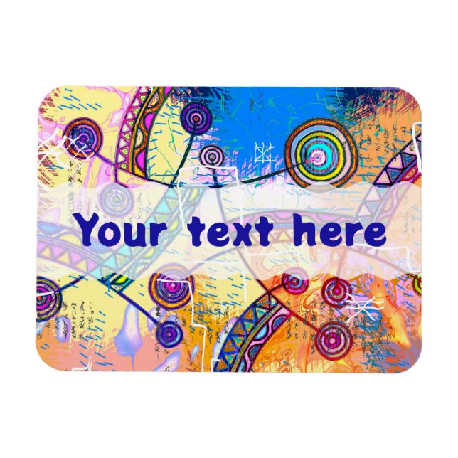 Ímã Mão Desenhada por EDDArt - Escala de Sonhos 1 (Horizontal)