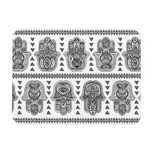 Ímã Mão indiana Doodle tirado de Hamsa