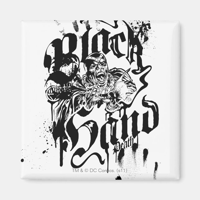 Imã Mão Preta - Colagem (Frente)