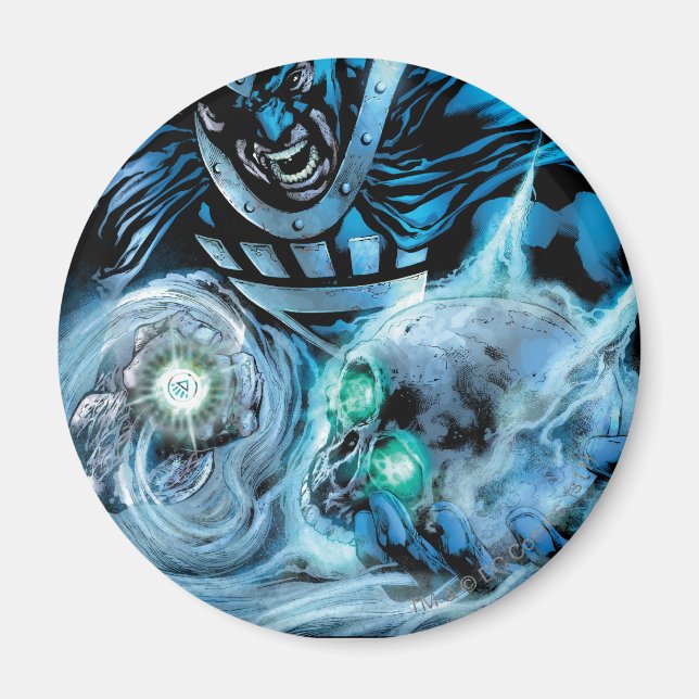 Imã Mão Preta com Painel de Caveira (Frente)