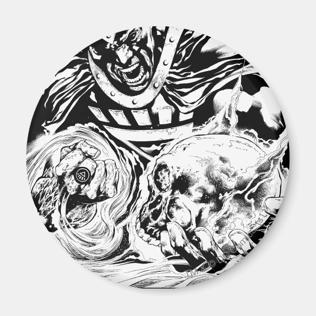 Imã Mão Preta com Painel de Caveira 2 (Frente)