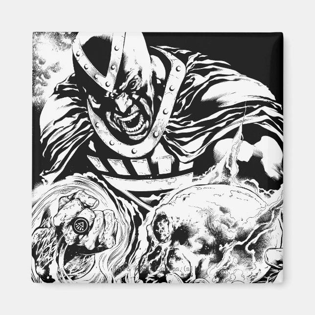 Imã Mão Preta com Painel de Caveira 2 (Frente)