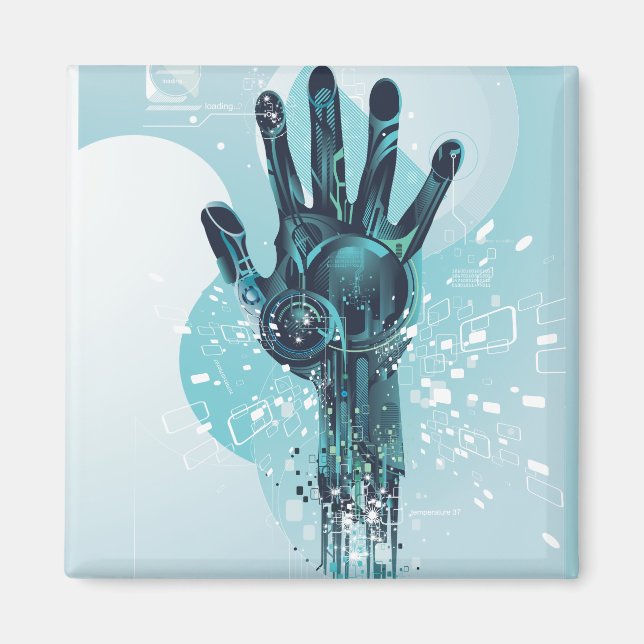 Imã Mão Robô (Frente)