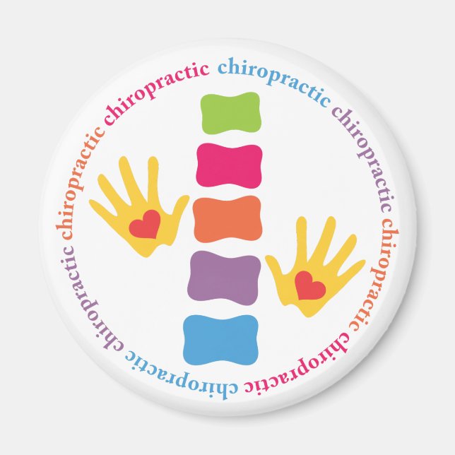 Imã Mãos Chiropráticas e Magnetos de coluna (Frente)