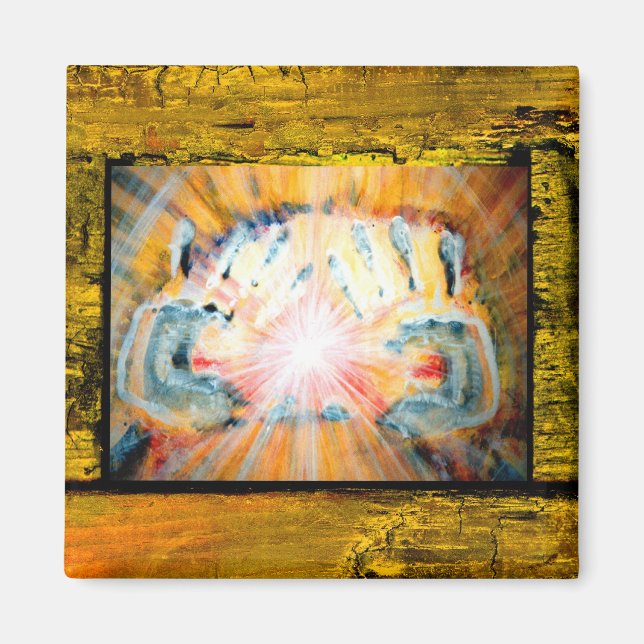 Imã Mãos de cicatrização (Frente)