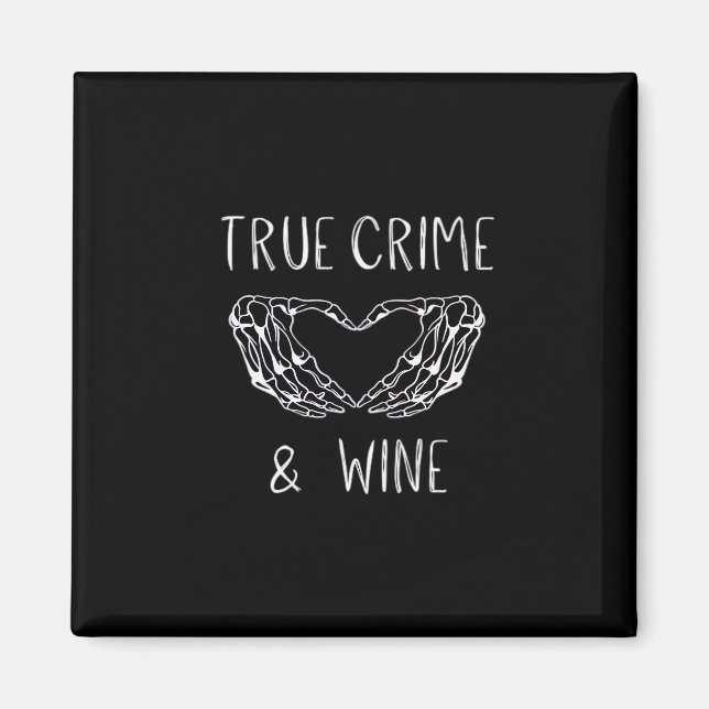 Imã Mãos De Esqueleto Do Crime E Do Vinho (Frente)