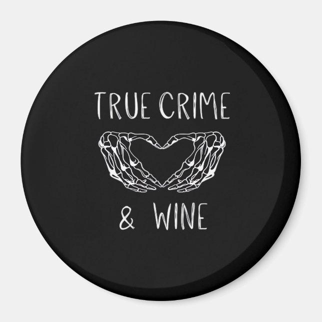 Imã Mãos De Esqueleto Do Crime E Do Vinho (Frente)